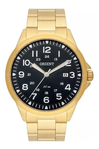 Relógio Orient Masculino Dourado - Mgss1105a P2kx