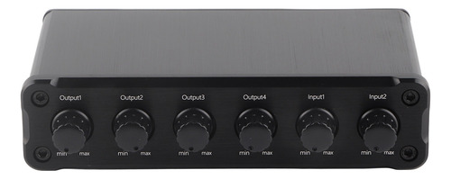 Z Amplificador De Señal De Sonido De 2 Entradas Y 4