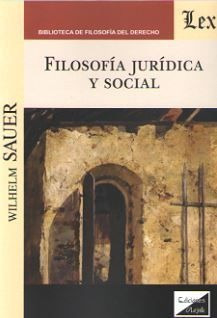 Libro Filosofía Jurídica Y Social - 1.ª Ed. 2019 Original