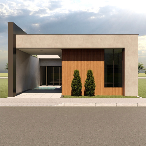 Projeto Pronto Casa Térrea Lote 8x20 Completo