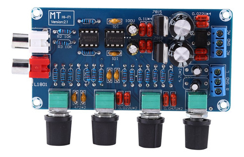 Amplificador Op-amp Hifi Ne5532 Preamplificador Volume Tone