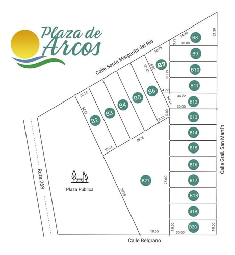 Imagen 6 de 7 de Lote De 2050 Mts2- Belgrano Y San Martin- Andino