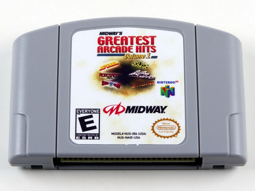 Midways Greatest Arcade Hits Volume 1 Nintendo 64 N64
