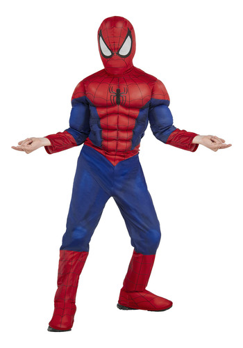 Disfraz De Spiderman Con Relleno De Músculos En El Pecho, .