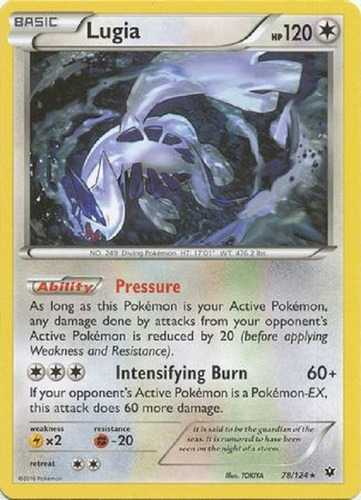 Lugia 78/124 Raro Pokemon Tcg