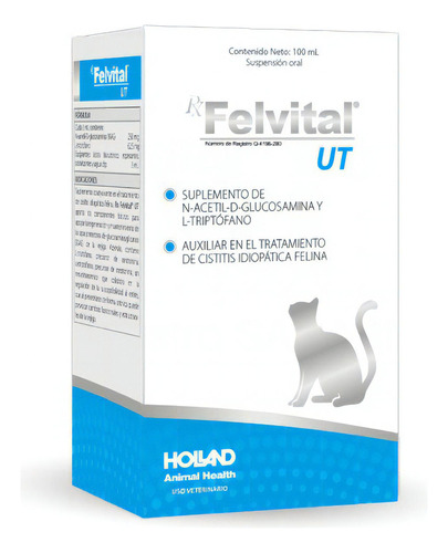 Holland Felvital Ut 100 Ml Gatos Salud Natur Tracto Urinario