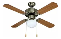 Comprar Ventilador De Techo 4 Aspas 3 Vel Luz Integrada Bronce Ofert