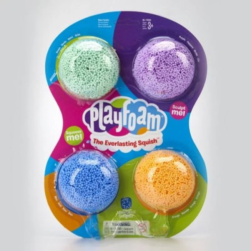 Imagen 2 de 10 de Play Foam X 4 Unidades Masa 1900 Educando