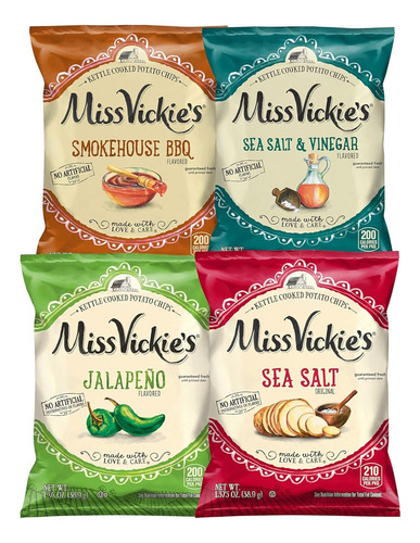 Miss Vickie's Papas Fritas Con Sabores Surtidos 28 Unid