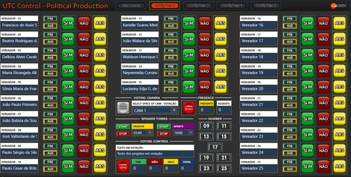 Pacote Utc - Câmara De Vereadores Para Vmix