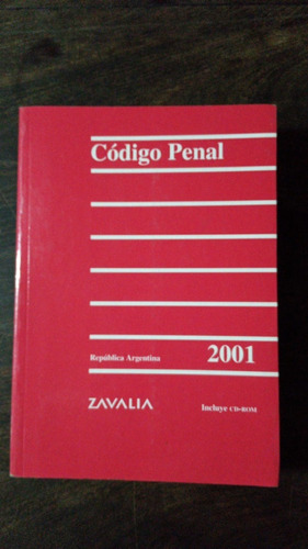 Código Penal 2001 (incluye Cd-rom) - Zavalía