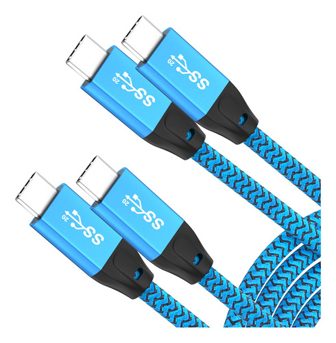 Usebean Cable Usb C A Usb C De 100 W 6.6 Pies (paquete De 2)