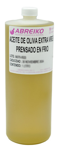 1 Litro Aceite De Oliva Extravirgen De Prensado En Frio