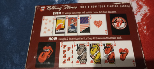 Baraja De Los Rolling Stones, Juego De Naipes Doble (Usado)