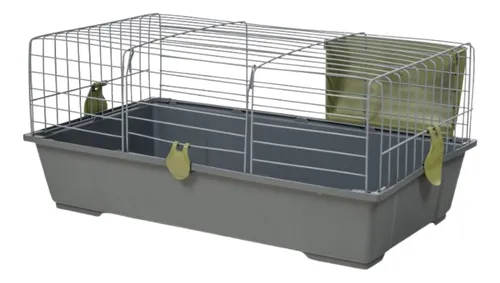 Jaula Conejo Ferplast 95x57x46 Cm Enorme Y Divina Gris