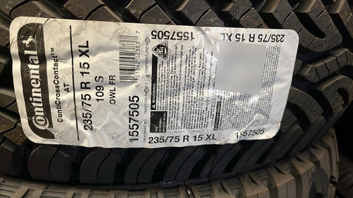 235/75r15 Continental Conticrosscontact At