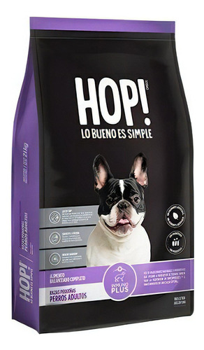 Alimento Hop! Hop Perros  adulto de raza pequeña en bolsa de 21 kg