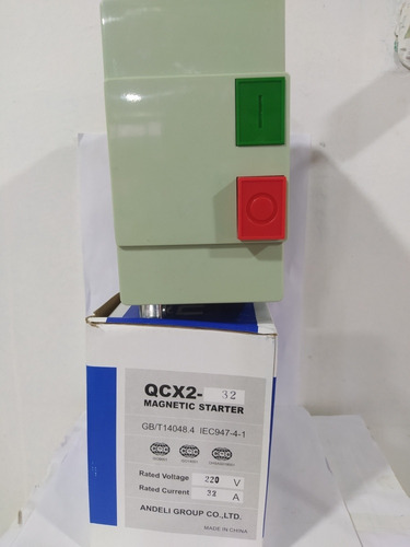 Caja De Arrancador Directo De 32 Amp 220v Marca Andeli