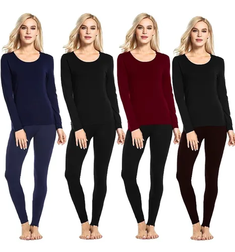 Ropa Térmica Conjunto Dama Invierno Fleece Legging Buzo 
