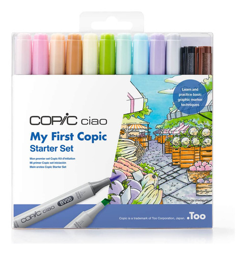 Copic Ciao First Starter Set - Marcador De Alcohol, Surtido