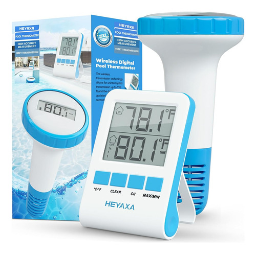 Termómetro Inalámbrico Para Piscina Con Pantalla Digital De