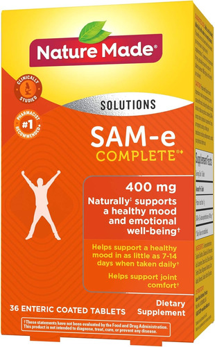 Sam-e Complete Nature Made 37 Tabletas