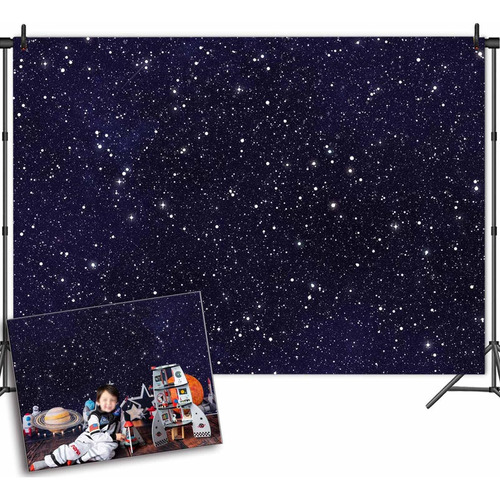 Hqm 8x6ft Telón De Fondo Suave Cielo Estrella Universo Espac