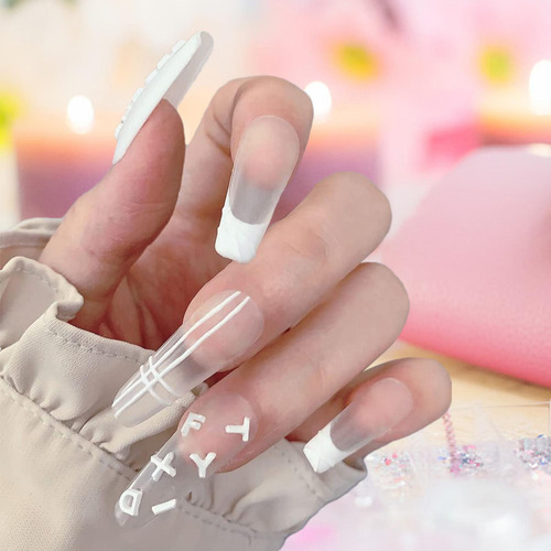 Molde De Alfabetos De Silicona Para Decoración De Uñas Molde