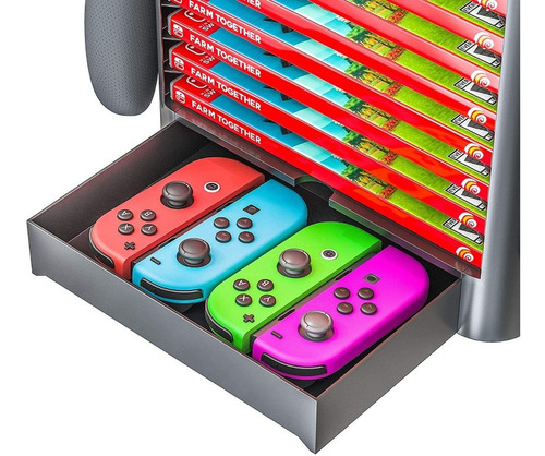 Soporte Base Organizador para Consola Cd Disco Nintendo Switch