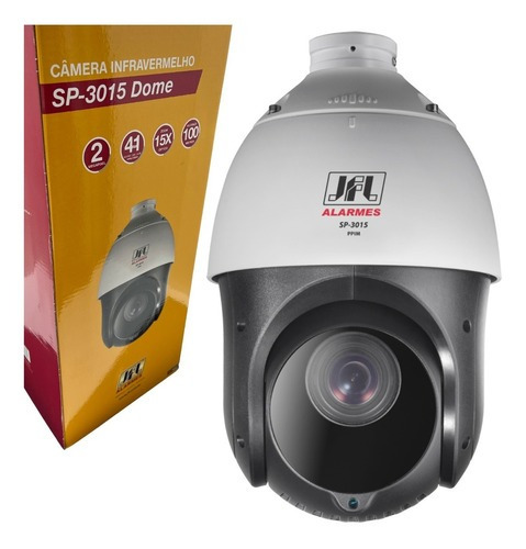 Câmera De Segurança Speed Dome Sp-3015 15x 2 Mega 1080p Jfl Cor Branco