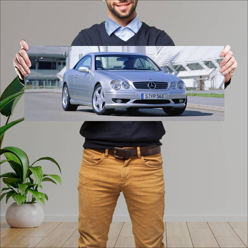 Cuadro 30x80cm Auto 2000 Mercedes Benz Cl 55 Amg 238