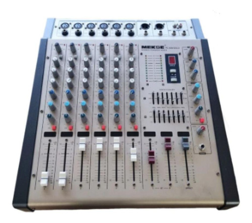 Mixer Amplificado Estereo 6 Canales Mekse Pc-620