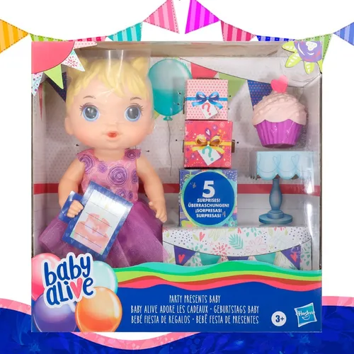 Baby Alive Bebe Mu eca Fiesta De Regalos