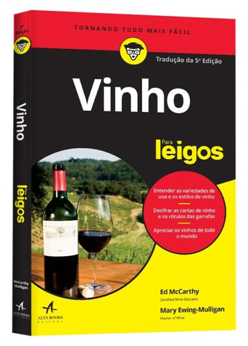 Vinho para leigos, de Ed, Mccarthy. Starling Alta Editora E Consultoria  Eireli, capa mole em português, 2016