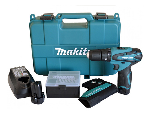 Taladro Atornillador Con Percutor 12v Cargador Maleta Makita