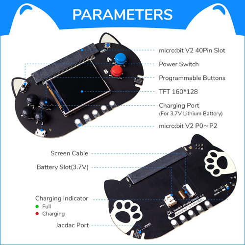 Kittenbot Newbit Arcade Shield - Driver De Programación Gráf