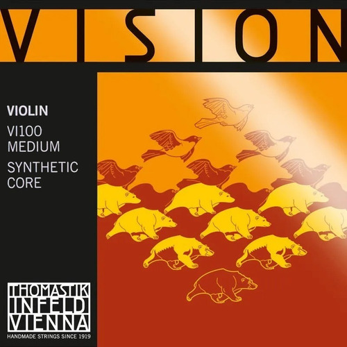 Imagen 1 de 1 de Encordado Para Violín 4/4 Thomastik-infeld Vision Vi100