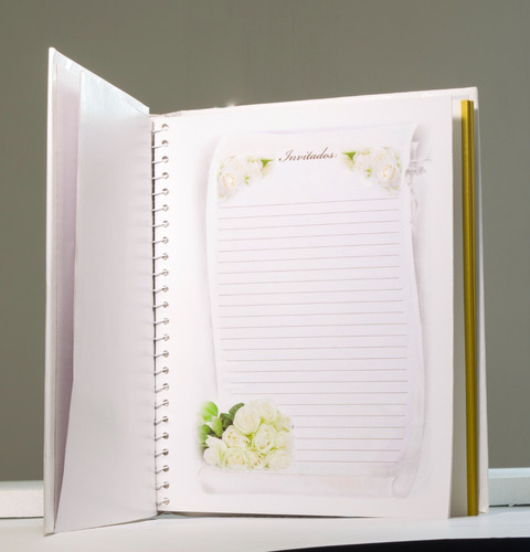 Imagen 4 de 7 de Álbum Boda Fotográfico Firmas Recuerdo Blanco Hadas