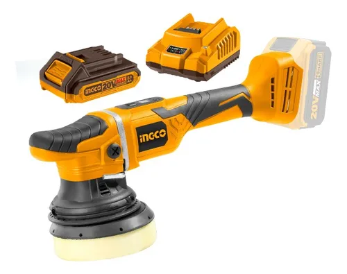 Lustra Pulidora Inalámbrica 20v 125mm Batería 2ah + Cargador