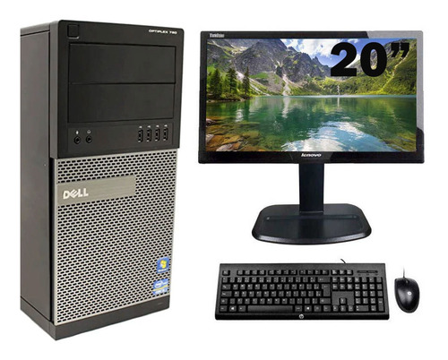 Imagem 1 de 7 de Cpu Dell Optiplex 790 / 990 I5 2º G 8gb 320gb + Monitor