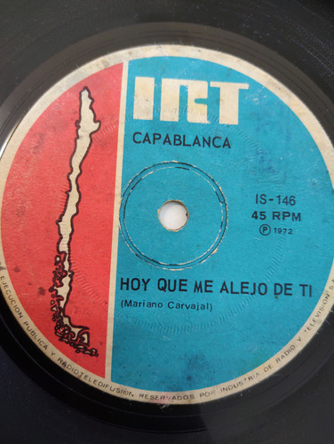 Vinilo Single De Capablanca -- Hojas Muertas(  U128