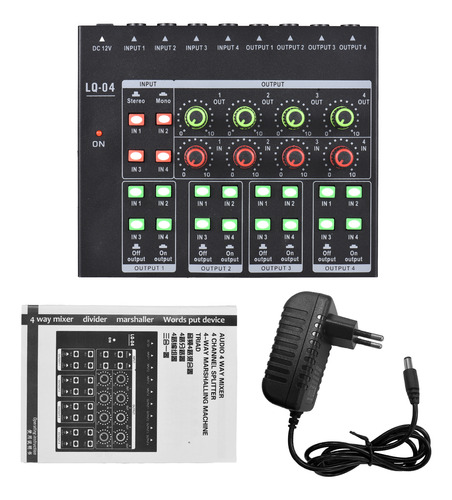 Auriculares Sound Console Interface Studio Channel 4