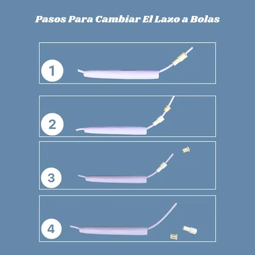 Lazo Cuerda Para Saltar 2 En 1 Laso Segmentada De Bolas
