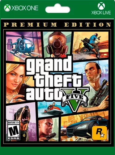 Gta 5 Grand Theft Auto V- Premium Xbox- Código 25 Dígitos