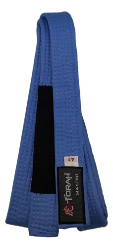 Faixa De Jiu Jitsu Azul Torah Master Adulto C/ Ponta