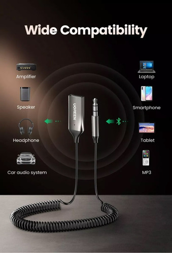 Adaptador Audio Usb 2.0 Ugreen Auto Bluetooth 5.0 Aux. 70601