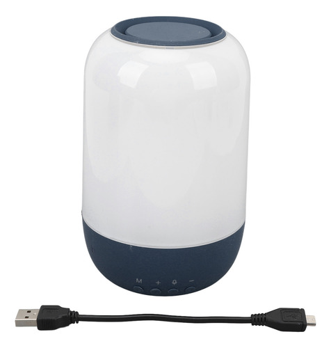 Altavoz Nocturno Portátil Inalámbrico De 7 Colores, Mesita D
