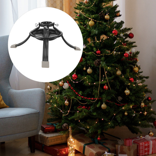 Soporte Para Árbol De Navidad Con Base Redonda De Metal