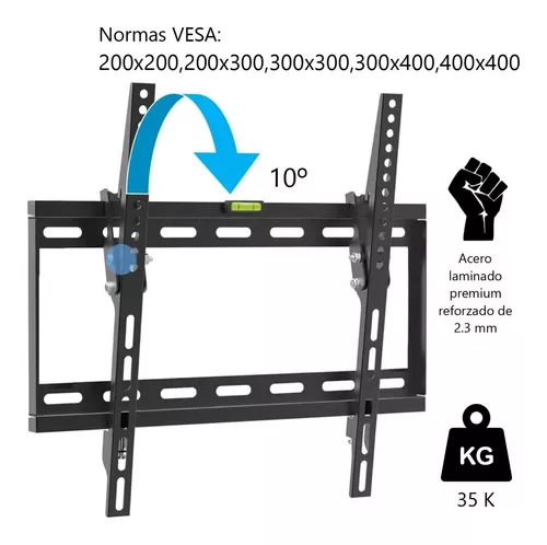 Soporte Led Tv Smart Vesasoportes Móvil 32 42 40 43 50 55 65