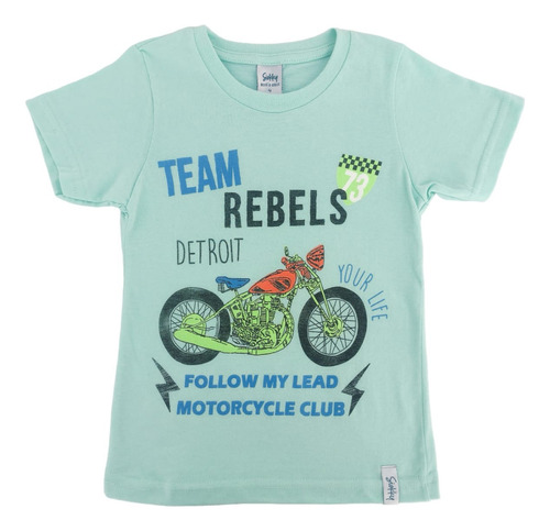 Remera Mangas Cortas Niño Team Rebels